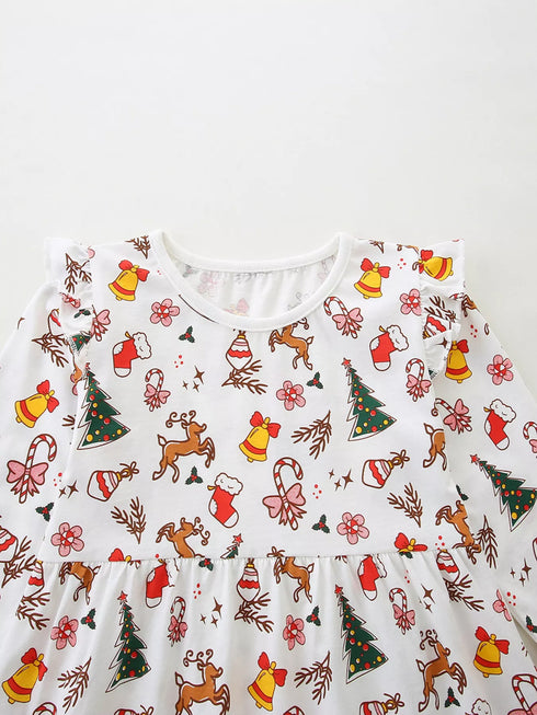 childrens-christmas-print-long-sleeve-dress-ohso-kids-sophias-style-2