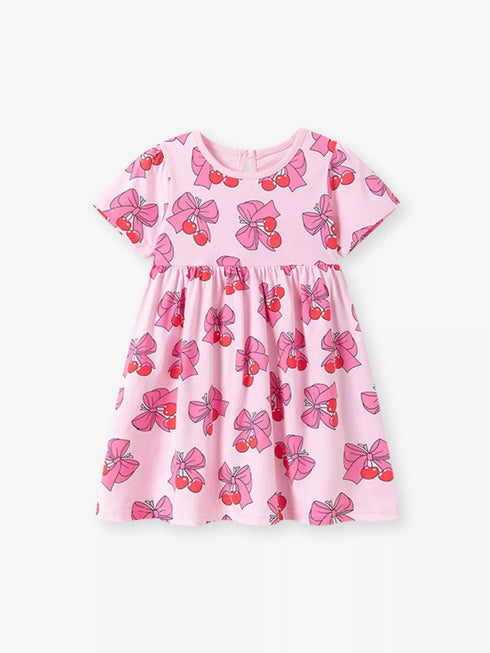 childrens-cherry-bowknot-print-ruffle-hem-dress-ohso-kids-sophias-styleDresses-1