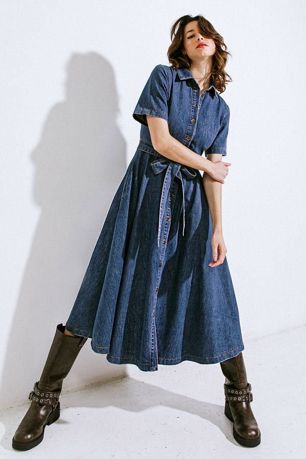 day-in-the-life-denim-midi-dress Flying Tomato-Sophia's StyleDRESSES-1