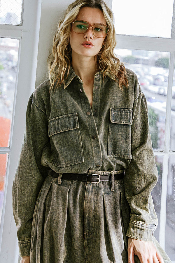 stuck-in-your-ways-denim-top Flying Tomato-Sophia's StyleTOPS-1