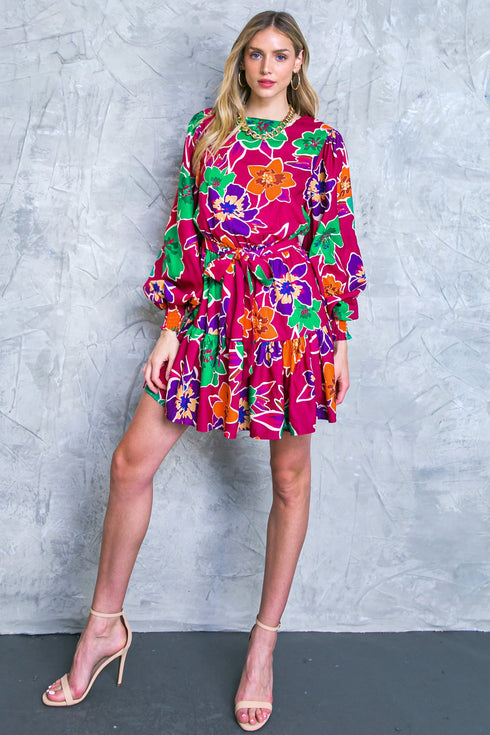 elevated-attitude-woven-mini-dress Flying Tomato-Sophia's StyleDRESSES-1