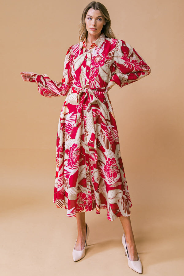 heart-of-woven-midi-dress Flying Tomato-Sophia's StyleDRESSES-1