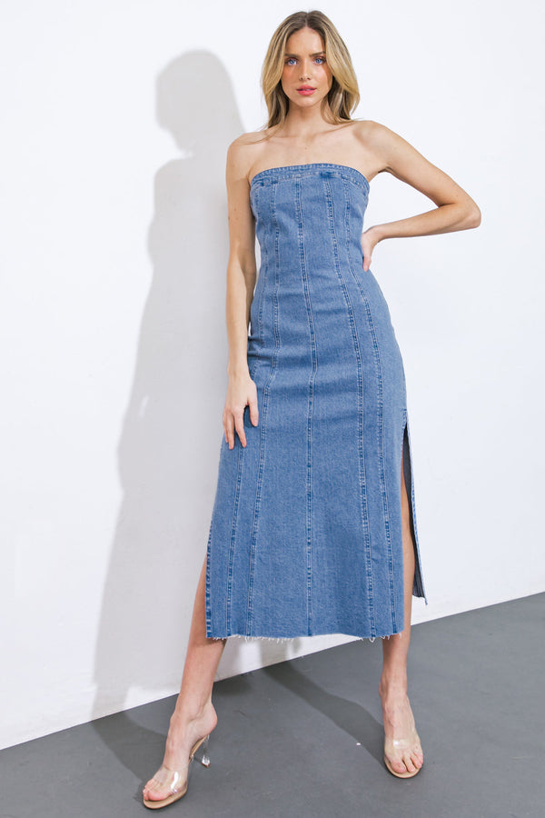 youre-thriving-denim-midi-dress Flying Tomato-Sophia's StyleDRESSES-1