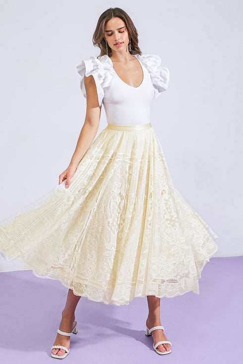 meaningful-moment-woven-lace-midi-skirt Flying Tomato-Sophia's StyleSKIRTS-1