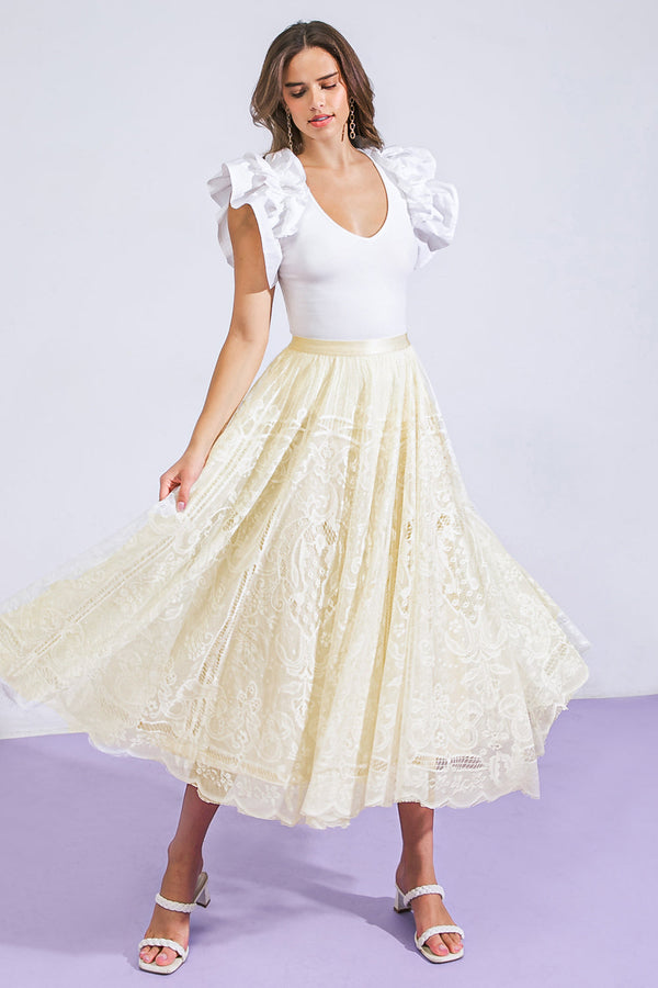 meaningful-moment-woven-lace-midi-skirt Flying Tomato-Sophia's StyleSKIRTS-1