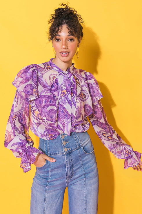 sweetest-hello-woven-top Flying Tomato-Sophia's StyleTOPS-1