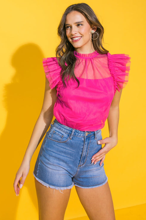 youre-on-my-mind-tulle-top Flying Tomato-Sophia's Style-3