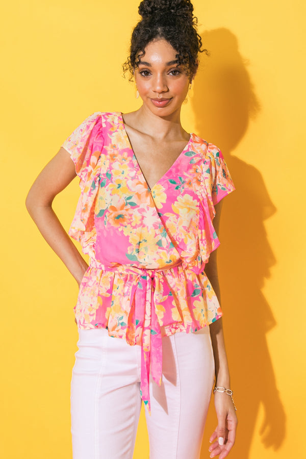 faded-view-woven-top Flying Tomato-Sophia's StyleTOPS-1