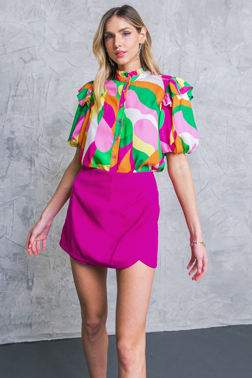 make-them-proud-woven-top Flying Tomato-Sophia's Style-2