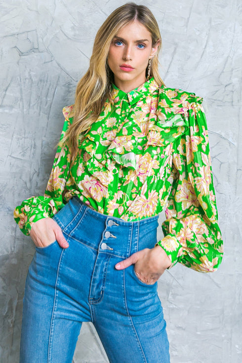 stuck-on-an-island-woven-top Flying Tomato-Sophia's StyleTOPS-1