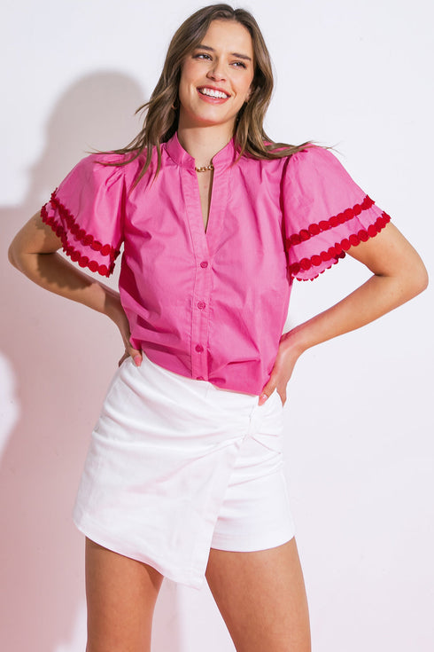 learn-as-you-go-woven-top Flying Tomato-Sophia's StyleTOPS-1