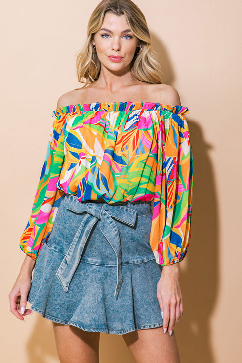 entertain-me-woven-top Flying Tomato-Sophia's StyleTOPS-1