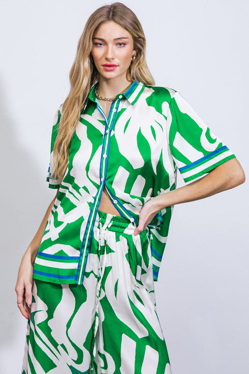 the-key-to-chic-woven-satin-top Flying Tomato-Sophia's StyleTOPS-1