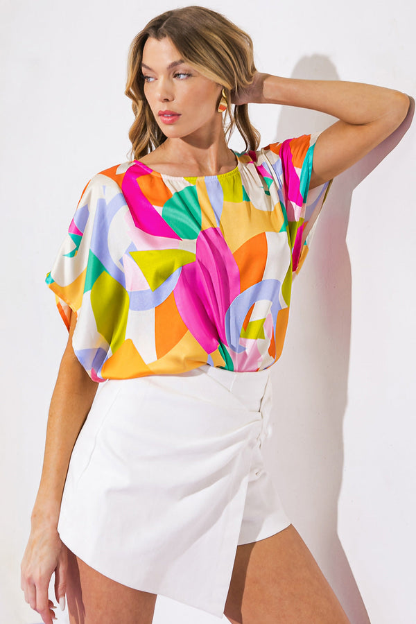 breathe-freely-woven-top Flying Tomato-Sophia's StyleTOPS-1