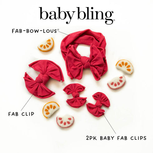 fab-bow-lous®-azalea Baby Bling Bows clips headbands - Sophia's Style-