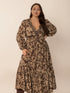 plus-size-printed-v-neck-balloon-sleeve-maxi-dress OhSoStyled - Sophia's Style-5