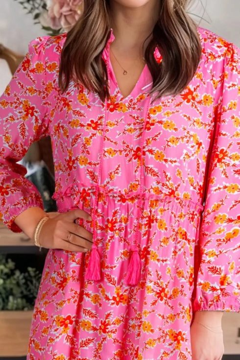 floral-print-tie-neck-midi-dress-OhSoStyled-Sophia's-Style-2