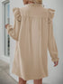 ruffled-notched-long-sleeve-dress-OhSoStyled-Sophia's-Style-2
