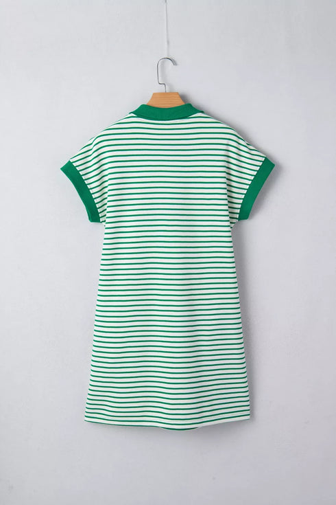stripe-quarter-zip-polo-collar-t-shirt-dress-with-pockets-OhSoStyled-Sophia's-Style-5