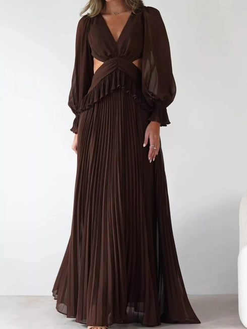 backless-pleated-long-sleeve-maxi-dress-OhSoStyled-Sophia's-Style-15