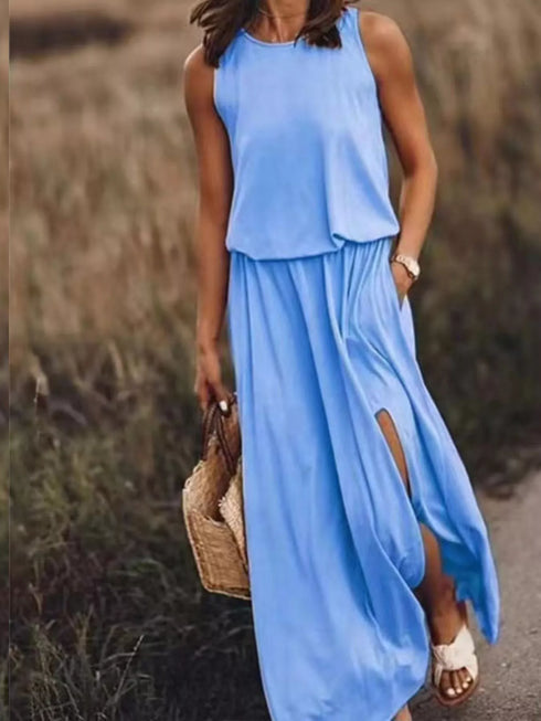 full-size-round-neck-sleeveless-slit-maxi-dress-plus-size-OhSoStyled-Sophia's-Style-28