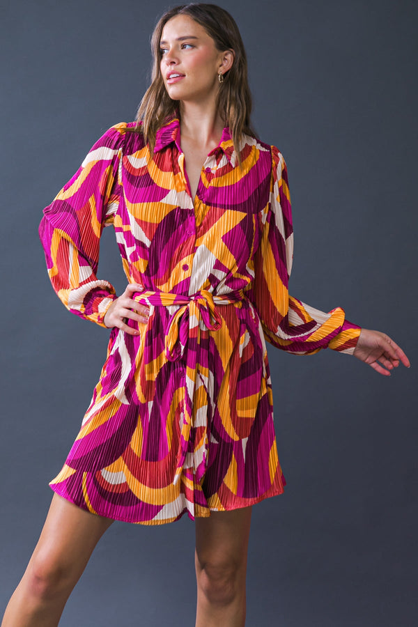 get-on-board-woven-plisse-mini-dress Flying Tomato-Sophia's StyleDRESSES-1