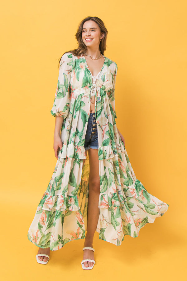 easy-days-floral-maxi-kimono-top Flying Tomato-Sophia's StyleJACKETS-1