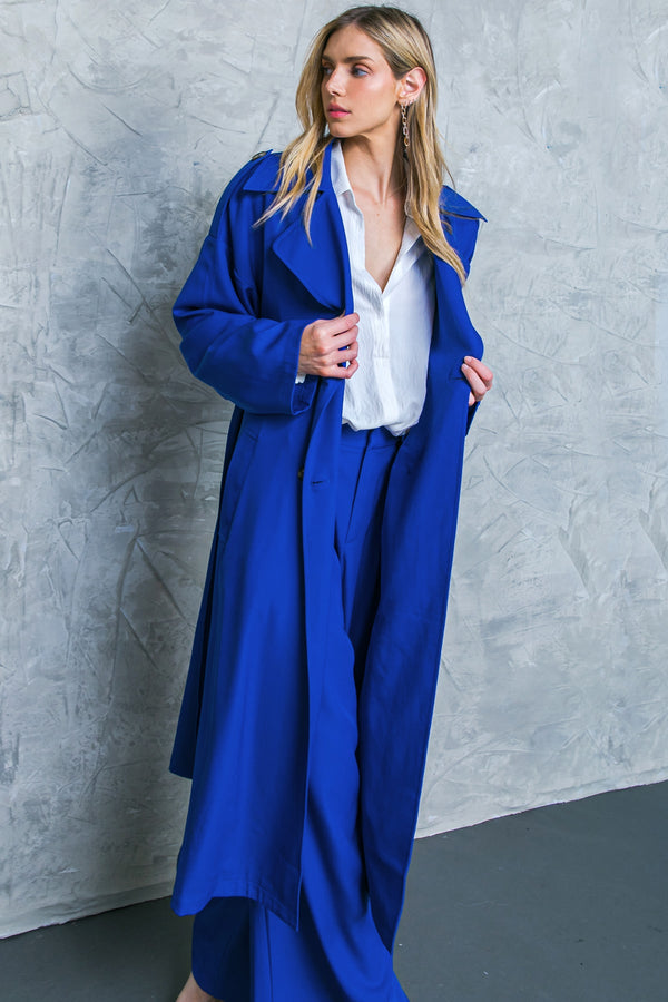 boss-babe-woven-trench-coat Flying Tomato-Sophia's StyleJACKETS-1