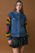classically-chic-washed-denim-jacket Flying Tomato-Sophia's Style-2