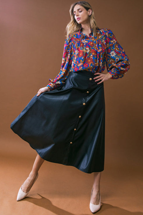 moonlit-love-faux-leather-midi-skirt Flying Tomato-Sophia's Style-4