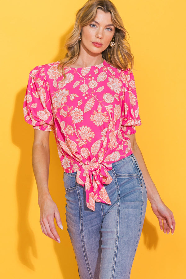 remarkable-entrance-woven-top Flying Tomato-Sophia's StyleTOPS-1