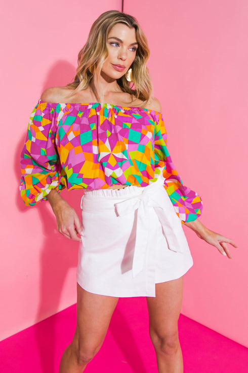 the-flower-fields-at-woven-top Flying Tomato-Sophia's StyleTOPS-1