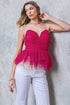 much-love-fuchsia-woven-top Flying Tomato-Sophia's Style-5