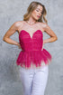 much-love-fuchsia-woven-top Flying Tomato-Sophia's StyleTOPS-1