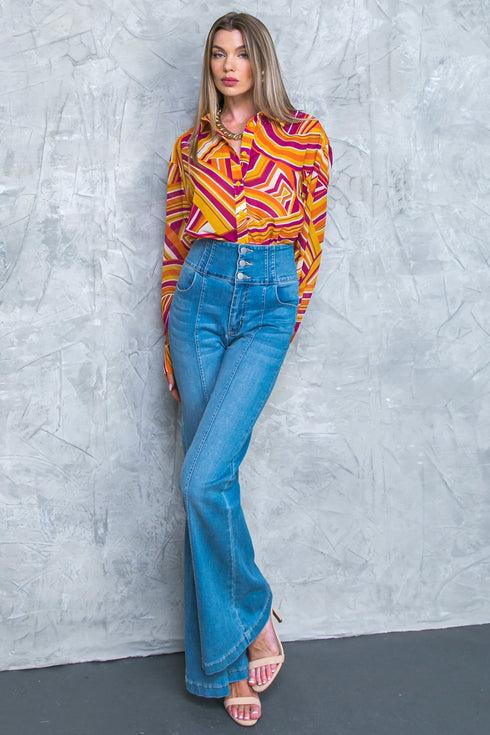 lively-cham-woven-top Flying Tomato-Sophia's Style-3