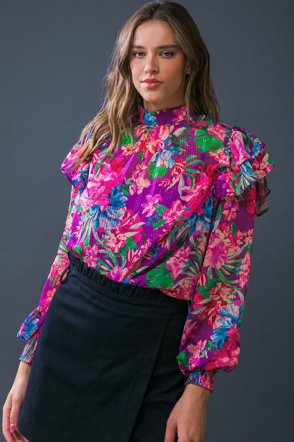 makes-me-happy-woven-top Flying Tomato-Sophia's StyleTOPS-1