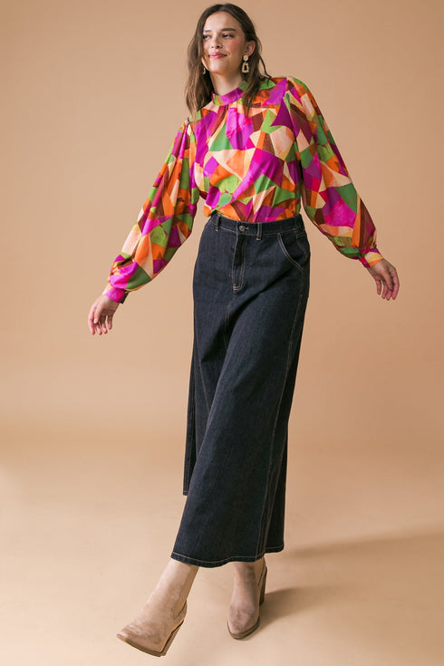 looking-ahead-woven-top Flying Tomato-Sophia's Style-3