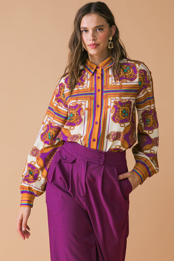 make-today-great-woven-top Flying Tomato-Sophia's StyleTOPS-1