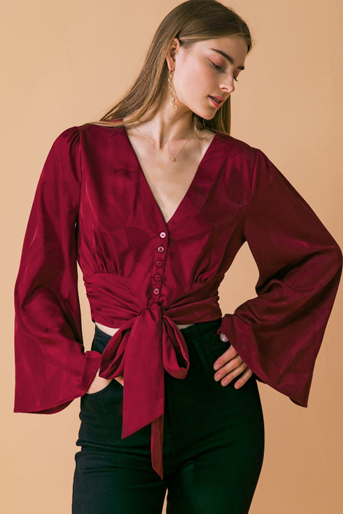 the-right-addition-woven-top Flying Tomato-Sophia's Style-3