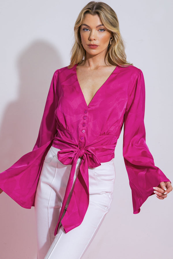 the-right-addition-woven-top Flying Tomato-Sophia's StyleTOPS-1