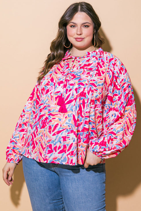 mistletoe-moment-woven-top Flying Tomato-Sophia's Style-7