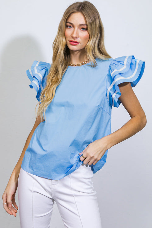 nice-as-can-be-woven-top Flying Tomato-Sophia's StyleTOPS-1