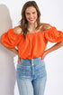 call-to-action-woven-top Flying Tomato-Sophia's StyleTOPS-1
