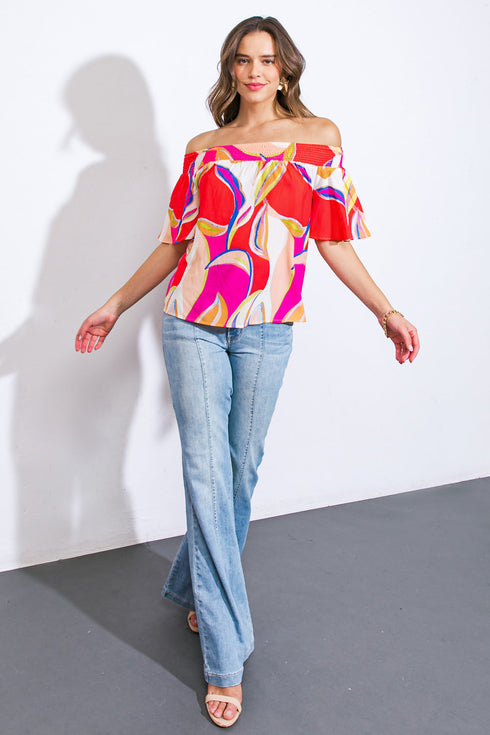 home-of-the-free-woven-top Flying Tomato-Sophia's Style-6