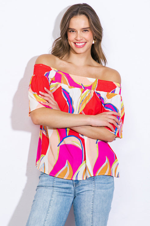 home-of-the-free-woven-top Flying Tomato-Sophia's StyleTOPS-1