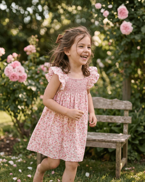floral-strawberry-smocked-flutter-dress-lil-cactus-sophias-style-2