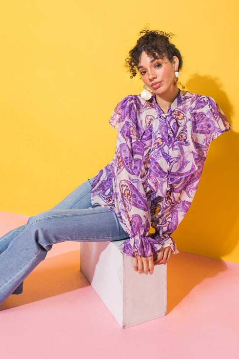 sweetest-hello-woven-top Flying Tomato-Sophia's Style-5