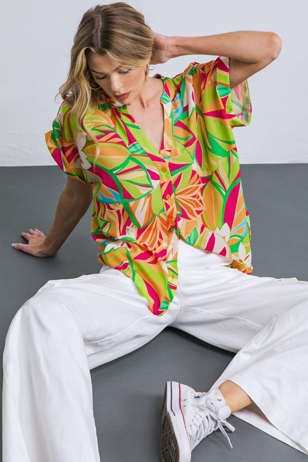 favorite-icon-woven-top Flying Tomato-Sophia's StyleTOPS-1