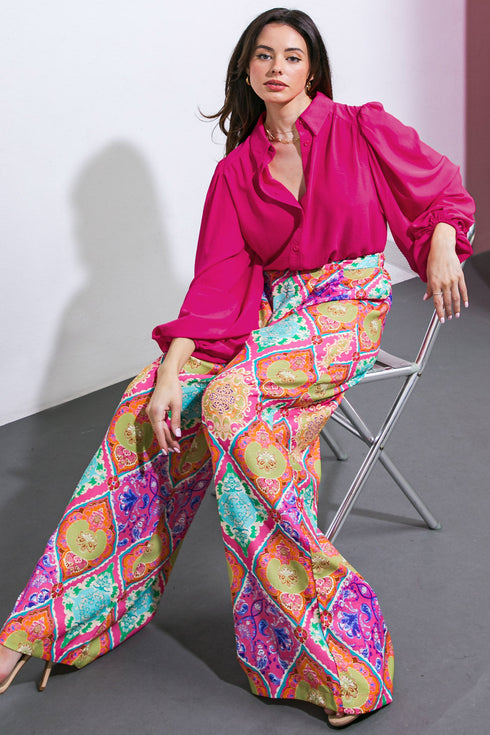 comfortable-charm-woven-top Flying Tomato-Sophia's Style-10