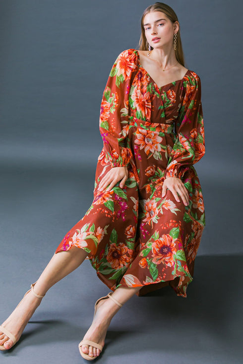 let-it-happen-woven-orgnza-midi-dress Flying Tomato-Sophia's Style-3